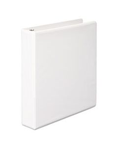 WLJ38634W BASIC D-RING VIEW BINDER, 3 RINGS, 1.5" CAPACITY, 11 X 8.5, WHITE