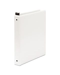 WLJ39314W HANGING DUBLLOCK ROUND RING BINDER, 3 RINGS, 1" CAPACITY, 11 X 8.5, WHITE