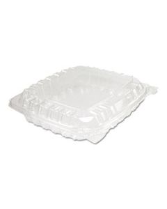DCCC89PST1 CLEARSEAL PLASTIC HINGED CONTAINER, 8-5/16 X 8-5/16 X 2, CLEAR, 125/BG, 2 BG/CT