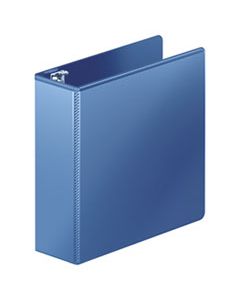 WLJ385497462 HEAVY-DUTY D-RING VIEW BINDER WITH EXTRA-DURABLE HINGE, 3 RINGS, 3" CAPACITY, 11 X 8.5, PC BLUE