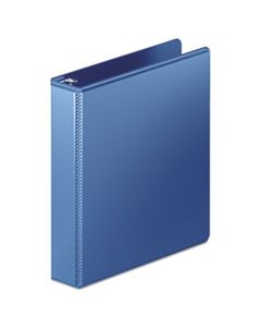 WLJ385347462 HEAVY-DUTY D-RING VIEW BINDER WITH EXTRA-DURABLE HINGE, 3 RINGS, 1.5" CAPACITY, 11 X 8.5, PC BLUE