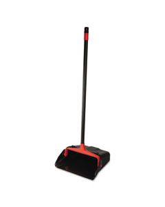 DVOCB962082 MAXI-PLUS LOBBY DUST PAN WITH REAR WHEELS, BLACK, 13"WIDE, 30"HANDLE, 6/CARTON