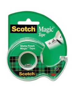 MMM105 MAGIC TAPE IN HANDHELD DISPENSER, 1" CORE, 0.75" X 25 FT, CLEAR