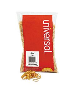 UNV00110 RUBBER BANDS, SIZE 10, 0.04" GAUGE, BEIGE, 1 LB BOX, 3,400/PACK