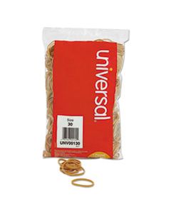 UNV00130 RUBBER BANDS, SIZE 30, 0.04" GAUGE, BEIGE, 1 LB BOX, 1,100/PACK