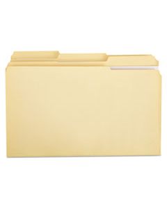 UNV16123 DOUBLE-PLY TOP TAB MANILA FILE FOLDERS, 1/3-CUT TABS, LEGAL SIZE, 100/BOX