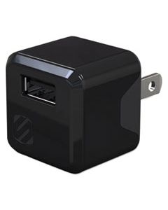 SOSUSBH121M SUPERCUBE FLIP WALL CHARGER, BLACK, SMALL, 1 1/2"L X 3 3/14"W X 7"H