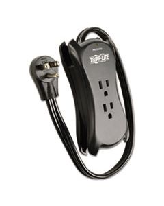 TRPTRAVELER3USB PROTECT IT! TRAVEL-SIZE SURGE PROTECTOR, 3 OUTLETS/2 USB, 1-1/2 FT CORD, 1050 J