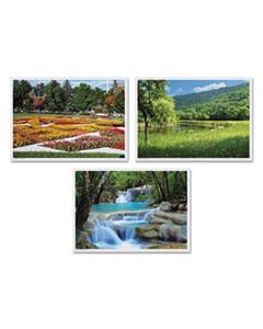 HFM702077 SUMMER MULTI-PACK PLACEMATS, 10 X 14, THREE DIFFERENT SCENES, 1,000/CARTON