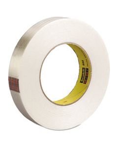 MMM8981 FILAMENT TAPE 898, 3" CORE, 24 MM X 55 M, CLEAR