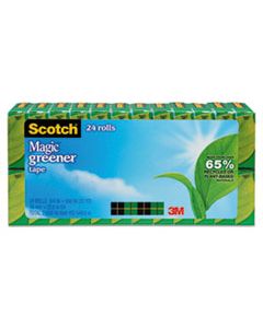 MMM81224P MAGIC GREENER TAPE, 1" CORE, 0.75" X 75 FT, CLEAR, 24/PACK