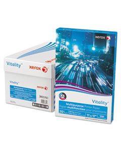 XER3R03761 VITALITY MULTIPURPOSE PRINT PAPER, 92 BRIGHT, 20LB, 11 X 17, WHITE, 500/REAM