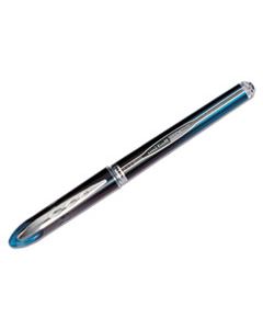 SAN69020 VISION ELITE STICK ROLLER BALL PEN, 0.5MM, BLUE-BLACK INK, BLACK/BLUE BARREL