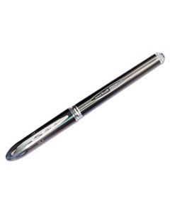 SAN69000 VISION ELITE STICK ROLLER BALL PEN, SUPER-FINE 0.5MM, BLACK INK, BLACK BARREL