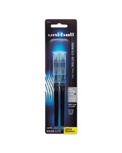 SAN61234PP REFILL FOR UNI-BALL VISION ELITE ROLLER BALL PENS, BOLD POINT, ASSORTED INK COLORS, 2/PACK