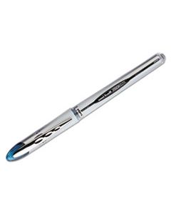 SAN61232 VISION ELITE STICK ROLLER BALL PEN, 0.8MM, BLUE-BLACK INK, WHITE/BLUE BLACK BARREL