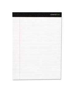 UNV30730 PREMIUM RULED WRITING PADS, WIDE/LEGAL RULE, 8.5 X 11, WHITE, 50 SHEETS, 12/PACK