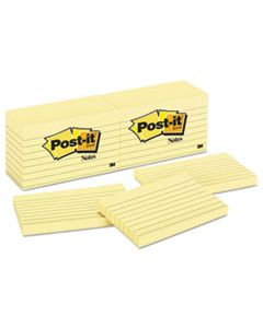 MMM635YW ORIGINAL PADS IN CANARY YELLOW, 3 X 5, LINED, 100-SHEET, 12/PACK