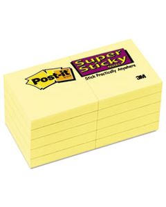 MMM62210SSCY CANARY YELLOW NOTE PADS, 1 7/8 X 1 7/8, 90-SHEET, 10/PACK