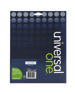 UNV81101 DELUXE CLEAR LABELS, INKJET/LASER PRINTERS, 0.5 X 1.75, CLEAR, 80/SHEET, 25 SHEETS/BOX