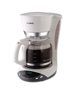 MFEDWX20RB 12-CUP PROGRAMMABLE COFFEEMAKER, WHITE