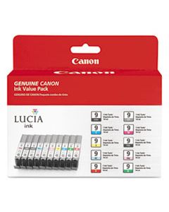 CNM1033B005 1033B005 (PGI-9) LUCIA INK, ASSORTED, 10/PK