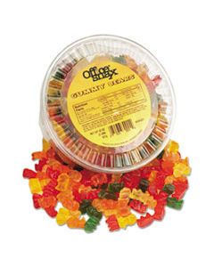 GUMMY BEARS, ASSORTED FLAVORS, 2 LB TUB