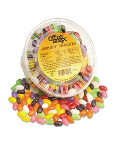 JELLY BEANS, ASSORTED FLAVORS, 2 LB RESEALABLE PLASTIC TUB