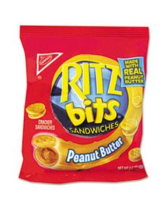 RTZ06833 RITZ BITS, PEANUT BUTTER, 1.5OZ PACKS, 60/CARTON