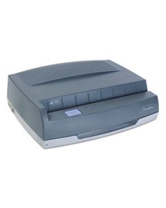 SWI9800350 50-SHEET 350MD ELECTRIC THREE-HOLE PUNCH, 9/32" HOLES, GRAY