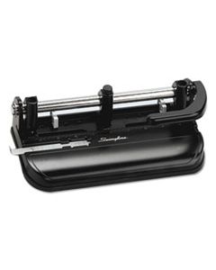 SWI74350 32-SHEET LEVER HANDLE TWO-TO-SEVEN-HOLE PUNCH, 9/32" HOLES, BLACK