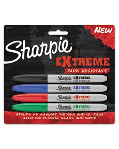 SAN1927154 EXTREME MARKER, FINE BULLET TIP, ASSORTED COLORS, 4/SET