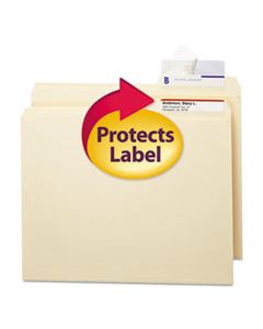 SMD67600 SEAL & VIEW FILE FOLDER LABEL PROTECTOR, CLEAR LAMINATE, 3-1/2X1-11/16, 100/PACK