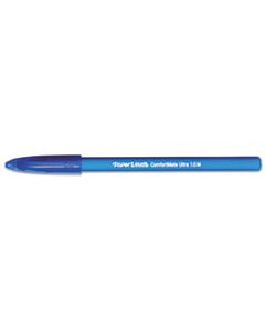 PAP6110187 COMFORTMATE ULTRA STICK BALLPOINT PEN, MEDIUM 1MM, BLUE INK/BARREL, DOZEN