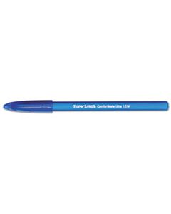 PAP6110187 COMFORTMATE ULTRA STICK BALLPOINT PEN, MEDIUM 1MM, BLUE INK/BARREL, DOZEN