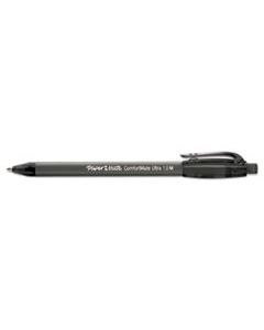 PAP6330187 COMFORTMATE ULTRA RETRACTABLE BALLPOINT PEN, 1MM, BLACK INK/BARREL, DOZEN