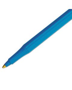 PAP4621501 WRITE BROS. STICK BALLPOINT PEN VALUE PACK, MEDIUM 1MM, BLUE INK/BARREL, 60/PACK