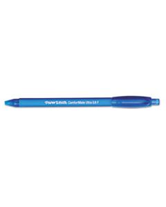 PAP6360187 COMFORTMATE ULTRA RETRACTABLE BALLPOINT PEN, 0.8MM, BLUE INK/BARREL, DOZEN