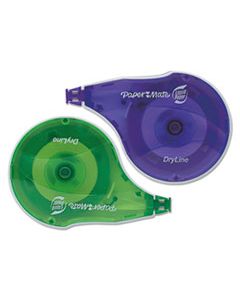 PAP6137206 DRYLINE CORRECTION TAPE, NON-REFILLABLE, 1/6" X 472", 2/PACK