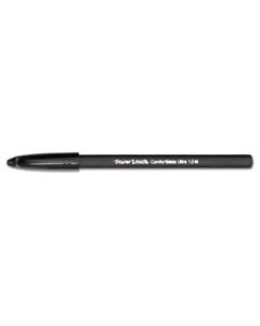 PAP6130187 COMFORTMATE ULTRA STICK BALLPOINT PEN, MEDIUM 1MM, BLACK INK/BARREL, DOZEN