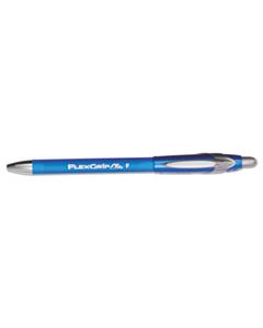 PAP85583 FLEXGRIP ELITE RETRACTABLE BALLPOINT PEN, FINE 0.8MM, BLUE INK/BARREL, DOZEN