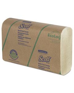 KCC43751 MULTI-FOLD TOWELS, 20% PLANT FIBER/ABSORBENCY PKTS,9 2/5X9 1/5, 250/PK, 16 PK/CT