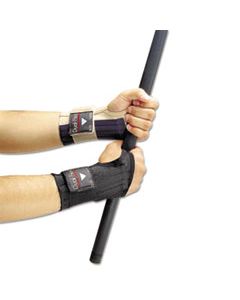 ALG721202 DUAL-FLEX WRIST SUPPORTS, MEDIUM, NYLON, BLACK