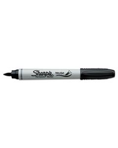 SAN1810705 BRUSH TIP PERMANENT MARKER, MEDIUM, BLACK, DOZEN