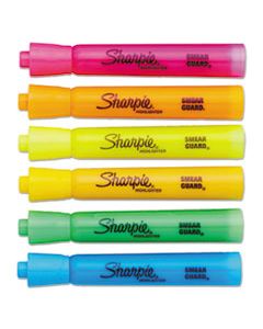 SAN25053 TANK STYLE HIGHLIGHTERS, CHISEL TIP, ASSORTED COLORS, DOZEN
