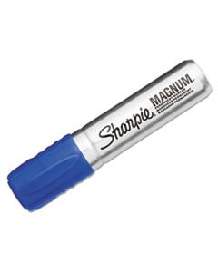 SAN44003 MAGNUMPERMANENT MARKER, BROAD CHISEL TIP, BLUE