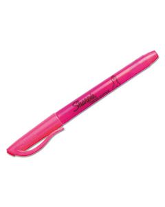 SAN1741909 PINK RIBBON POCKET STYLE HIGHLIGHTERS, CHISEL TIP, PINK, 2/PACK