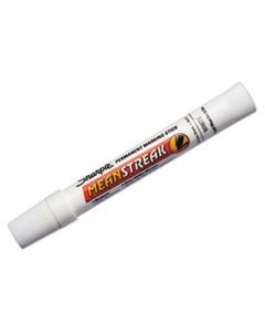 SAN85018 MEAN STREAKMARKING STICK, BROAD CHISEL TIP, WHITE