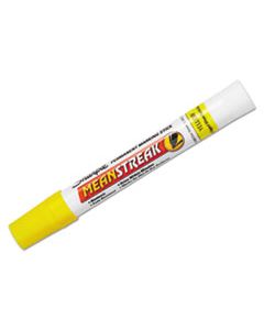 SAN85005 MEAN STREAKMARKING STICK, BROAD BULLET TIP, YELLOW