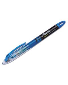 SAN1754467 LIQUID PEN STYLE HIGHLIGHTERS, CHISEL TIP, FLUORESCENT BLUE, DOZEN